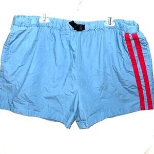 Vintage Men's Swimming Trunks Blue Red Size XL Shorts Rare
